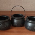 Горшочки для хэллоуина