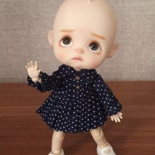 Платье для кукол Ob11