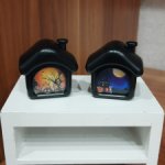 Домики светильники .