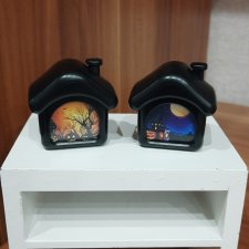 Домики светильники .