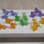 Мини ящерицы светятся