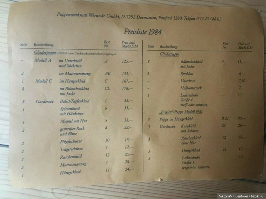Wernicke — Винтажные куклы ГДР (Немки): Бигги (фото 5)