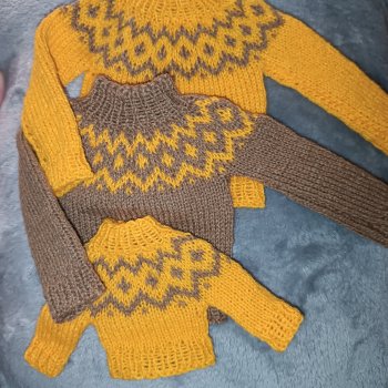 Как я вязала лопапейсу