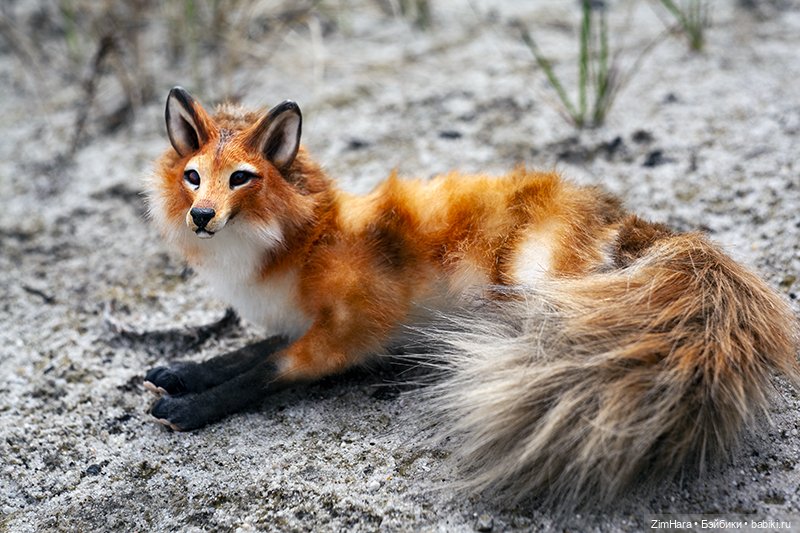 Лисица в песках — Домашние фото авторских игрушек: Тедди (фото 4)