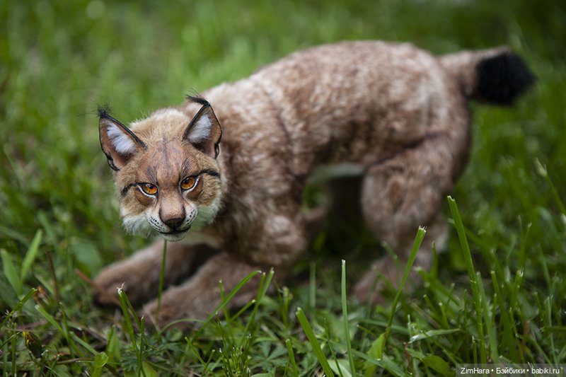 Рыська — Игрушки в смешанной технике (мех и глина): Арт (фото 6)