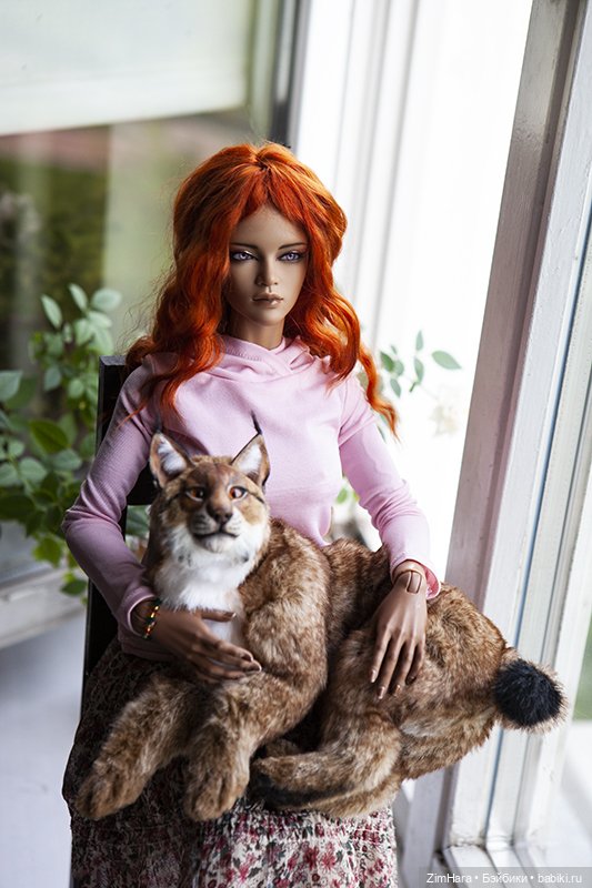 Рыська — Игрушки в смешанной технике (мех и глина): Арт