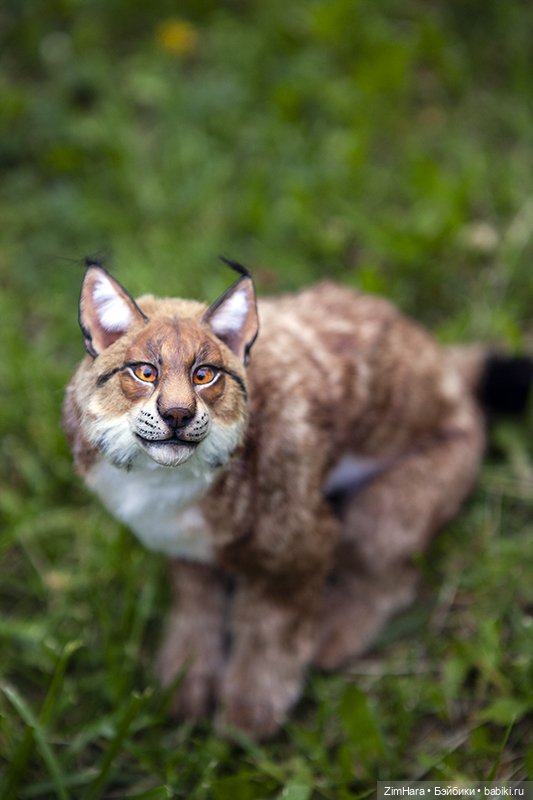 Рыська — Игрушки в смешанной технике (мех и глина): Арт (фото 3)