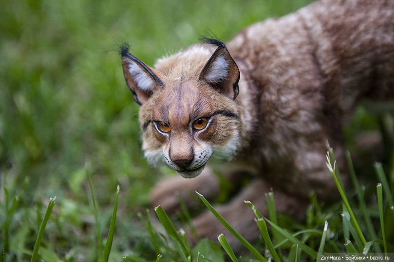 Рыська — Игрушки в смешанной технике (мех и глина): Арт (фото 7)