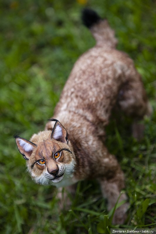 Рыська — Игрушки в смешанной технике (мех и глина): Арт (фото 2)