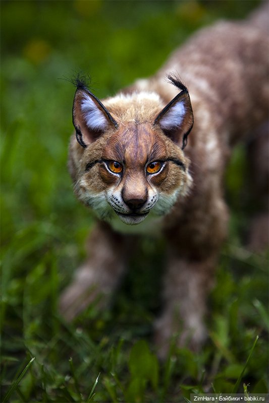 Рыська — Игрушки в смешанной технике (мех и глина): Арт