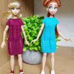 Ажурные платья для пижамных принцесс