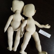 Заготовка (тело) текстильной куклы 23,5см.