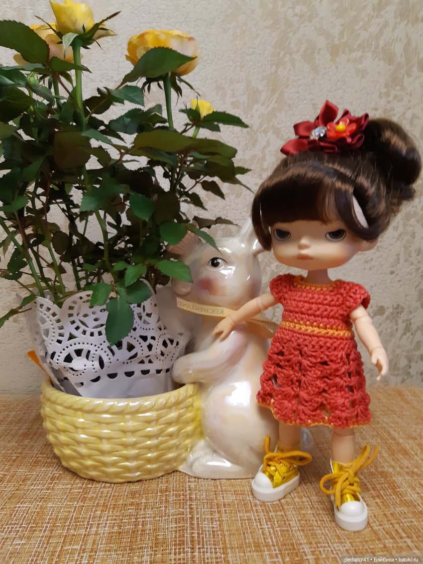 Девочки и роза — Куклы Xiaomi Monst (Сяоми) и Pipitom: шарнирные (фото 6)