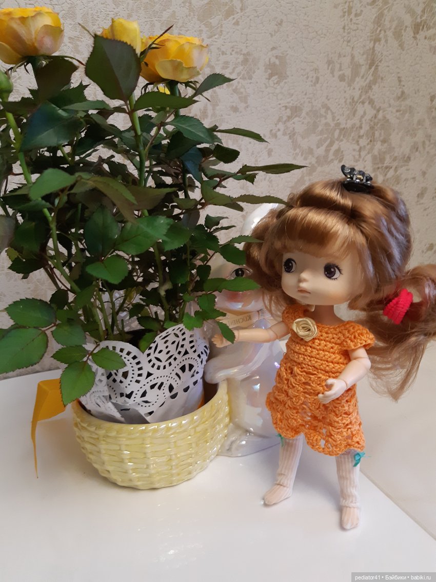 Девочки и роза — Куклы Xiaomi Monst (Сяоми) и Pipitom: шарнирные (фото 3)