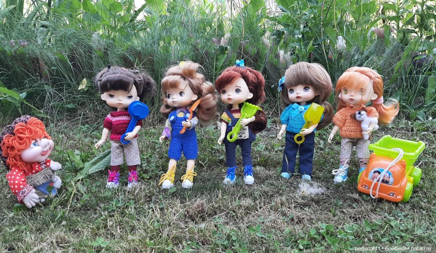 Во саду ли, в огороде — Куклы Xiaomi Monst (Сяоми) и Pipitom: шарнирные (фото 2)