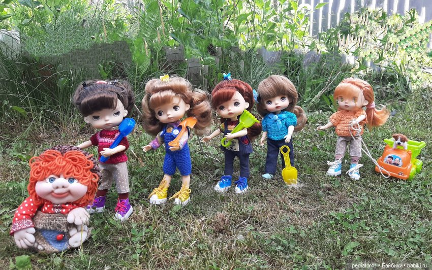 Во саду ли, в огороде — Куклы Xiaomi Monst (Сяоми) и Pipitom: шарнирные