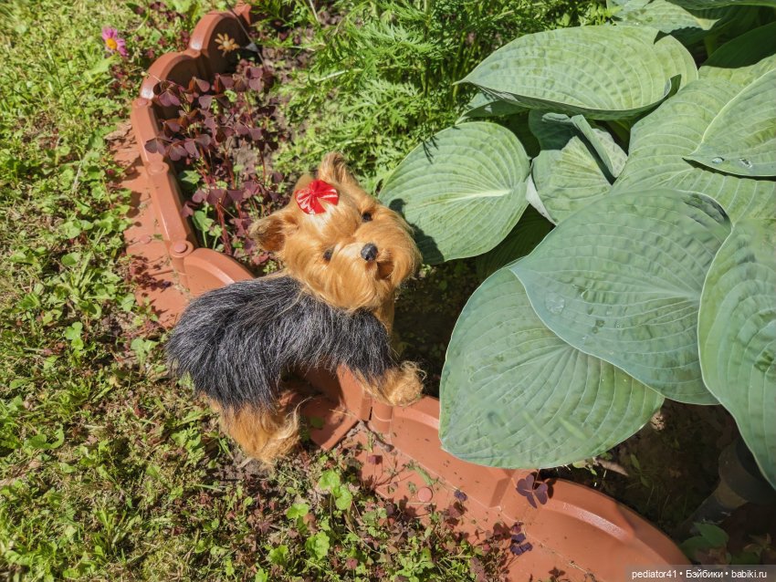 Любительница цветов — Домашние фото авторских игрушек: Тедди (фото 7)