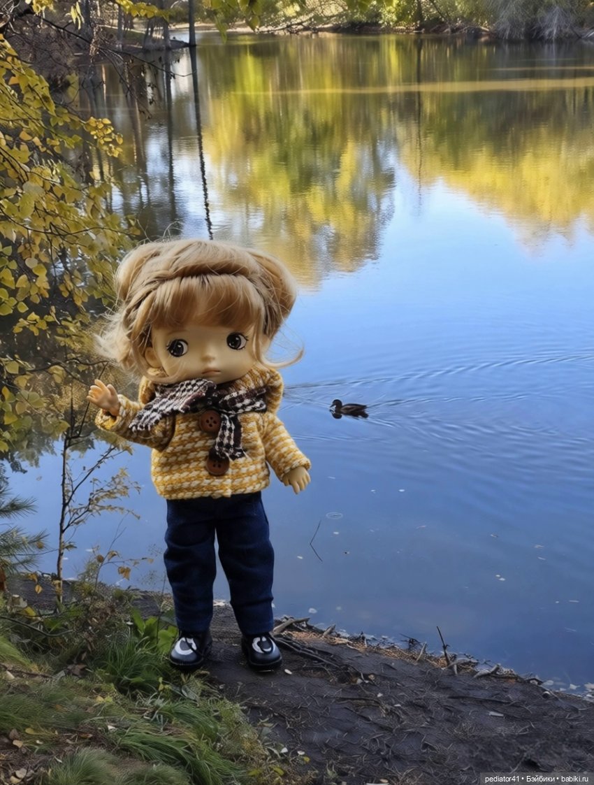 Осенний день в лесу — Куклы Xiaomi Monst (Сяоми) и Pipitom: шарнирные