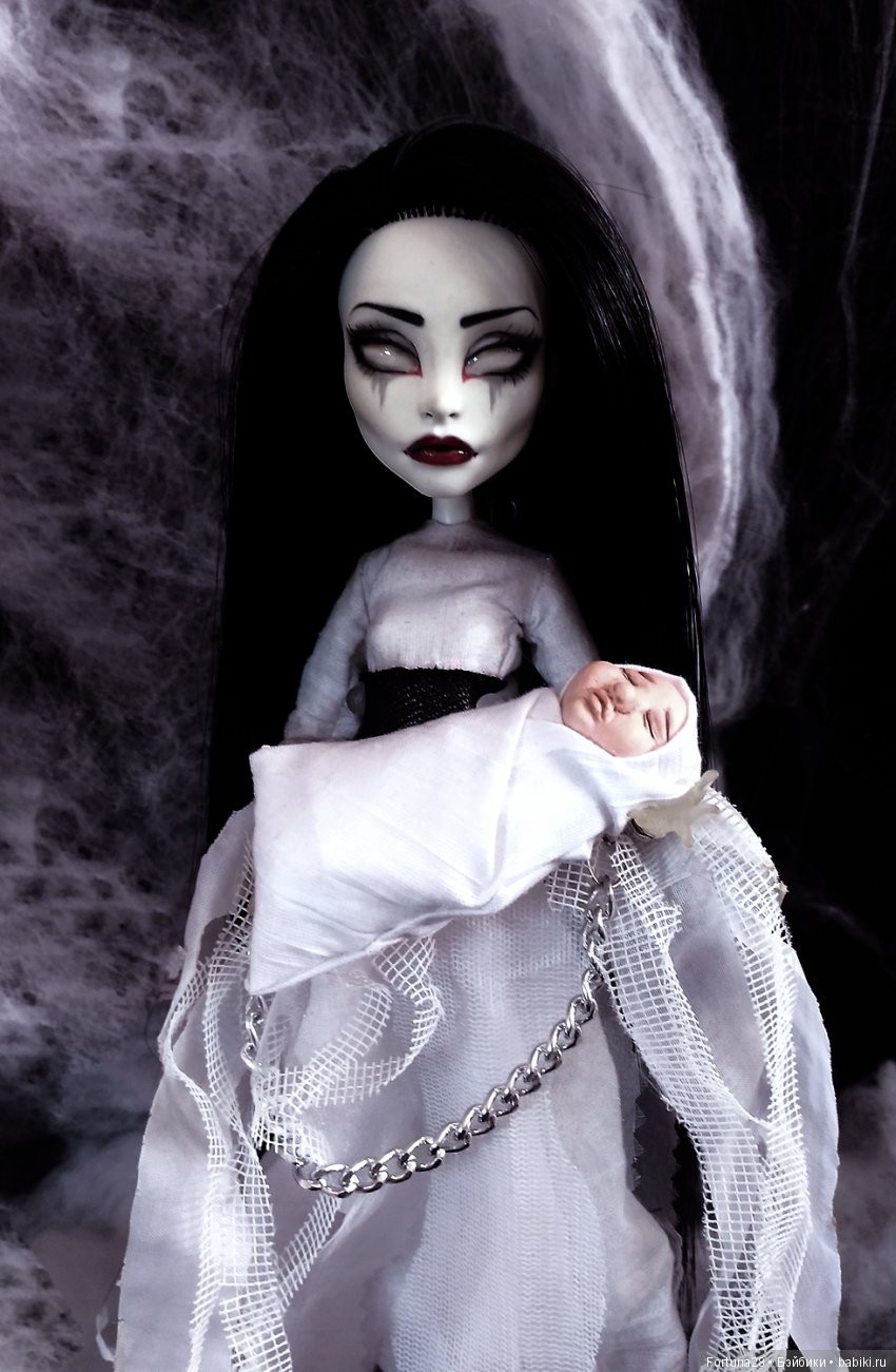 Кукольный Хеллоуин 2019 — ООАК Monster High и Ever After High: репейнт (фото 3)