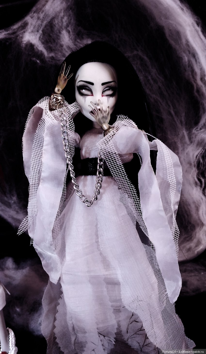 Кукольный Хеллоуин 2019 — ООАК Monster High и Ever After High: репейнт (фото 5)
