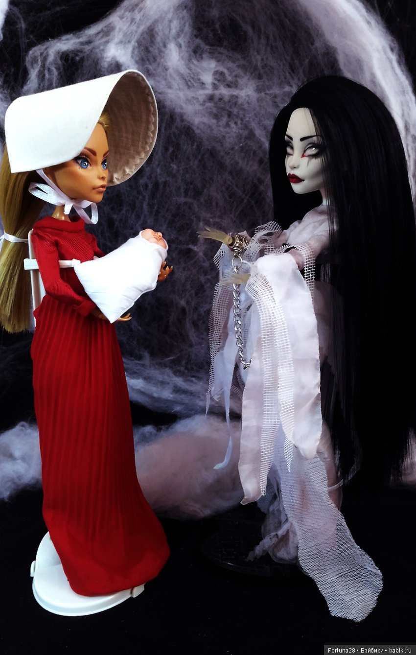Кукольный Хеллоуин 2019 — ООАК Monster High и Ever After High: репейнт (фото 2)