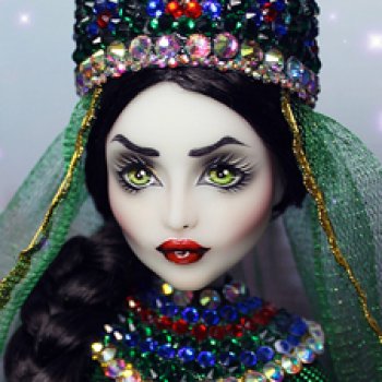 Хозяйка медной горы - моя авторская кукла