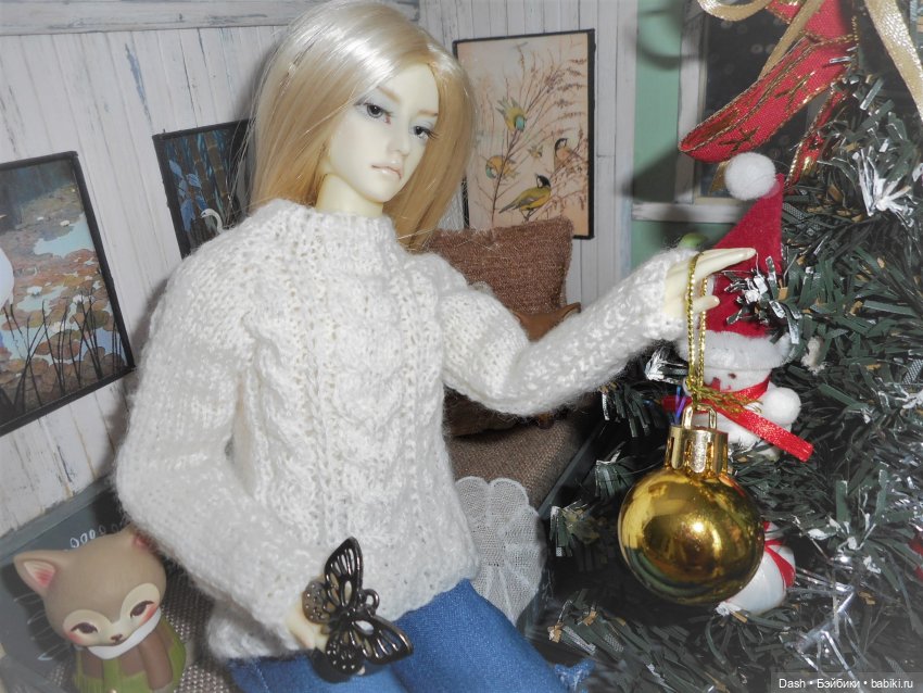 Наряжаем ёлку — Фотоистории с куклами BJD (БЖД): сериалы (фото 3)