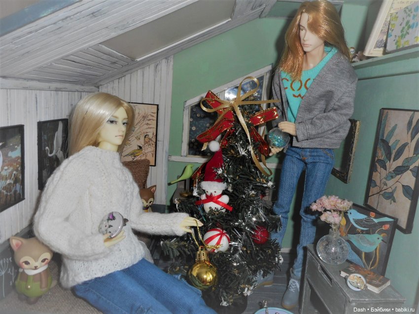 Наряжаем ёлку — Фотоистории с куклами BJD (БЖД): сериалы (фото 2)