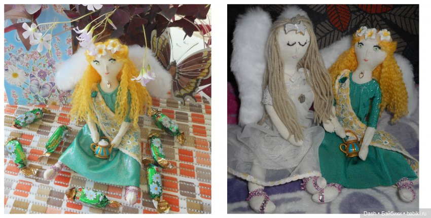 Мои текстильные куклы-ангелочки (фото 4)