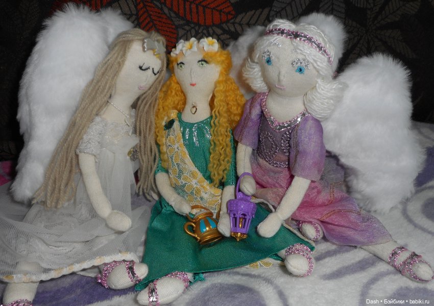 Мои текстильные куклы-ангелочки (фото 5)