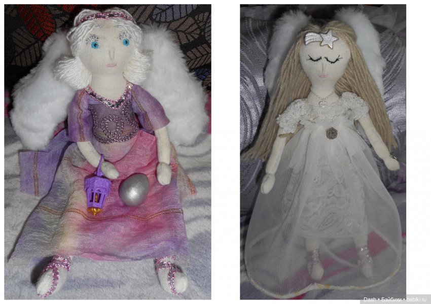Мои текстильные куклы-ангелочки (фото 2)