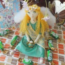 Мои текстильные куклы-ангелочки