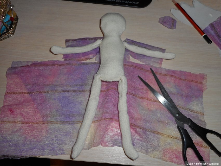 Шьём рождественского ангела вместе! Мой мастер-класс (фото 4)