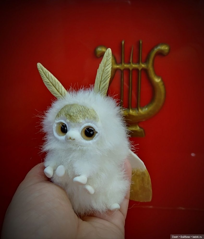 В джазе только... моли | Бэйбики В джазе только... моли — Игрушки в смешанной технике (мех и глина): Арт (фото 5)