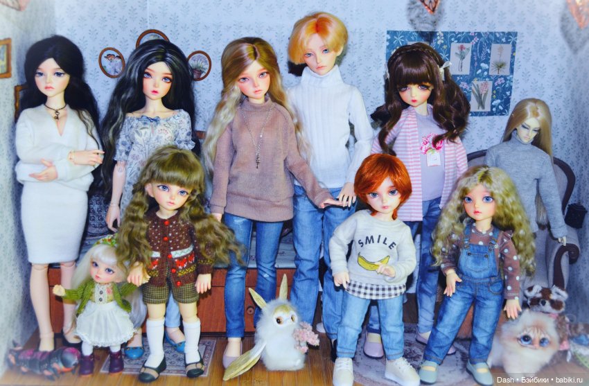 Минифи и все, все, все. Общее фото