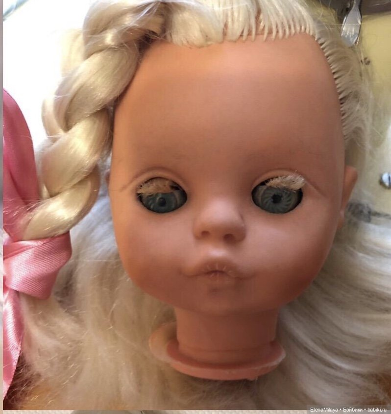 Первый опыт ремонта куклы