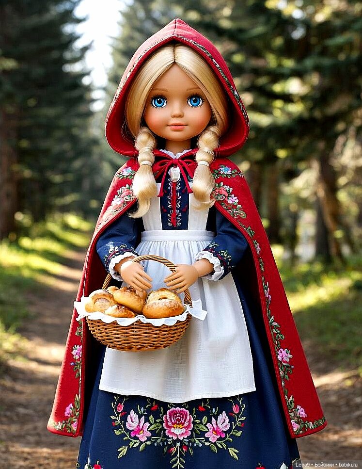 Игры в куклы с нейросетью V Старая, старая сказка Серия 1 Красная Шапочка (фото 3)