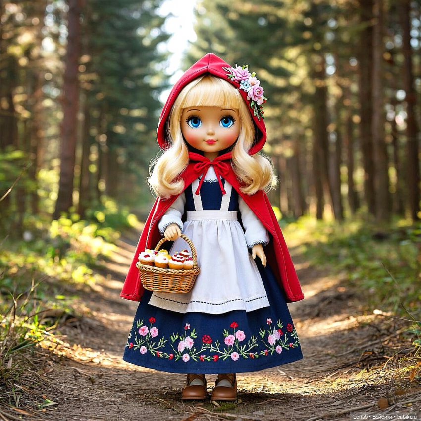 Игры в куклы с нейросетью V Старая, старая сказка Серия 1 Красная Шапочка (фото 2)
