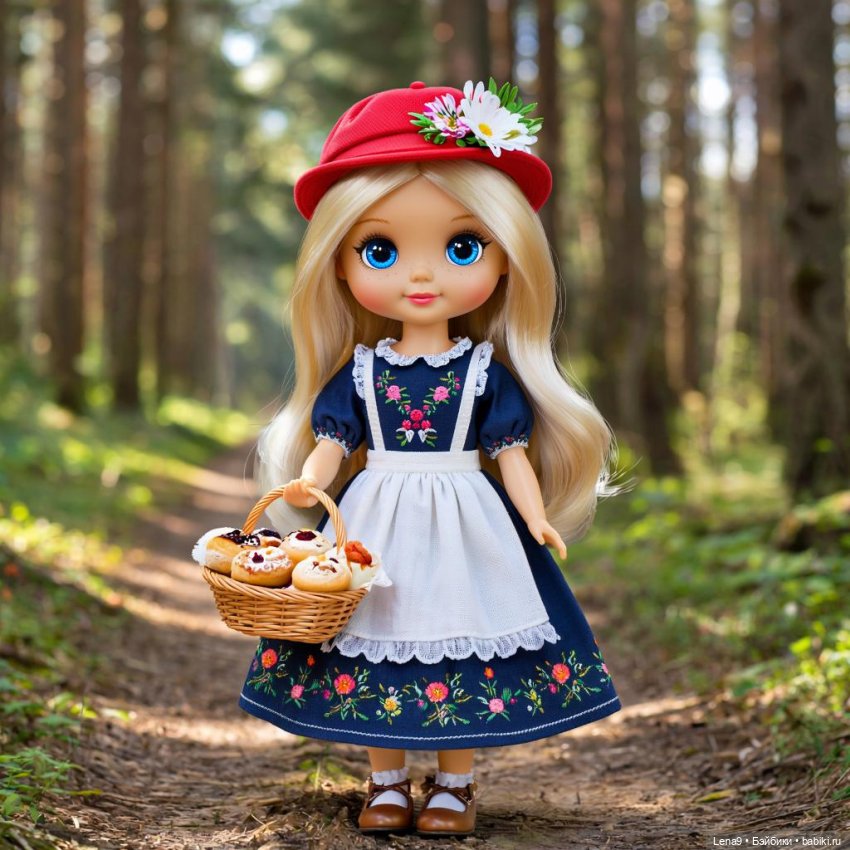 Игры в куклы с нейросетью V Старая, старая сказка Серия 1 Красная Шапочка (фото 5)