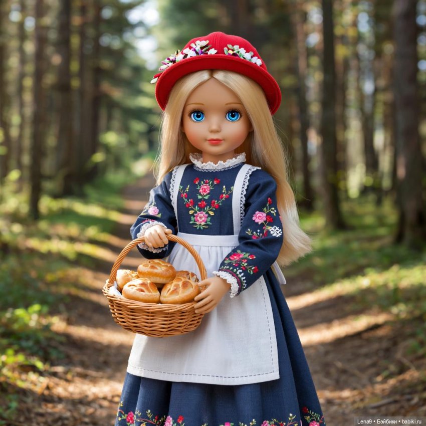 Игры в куклы с нейросетью V Старая, старая сказка Серия 1 Красная Шапочка (фото 4)