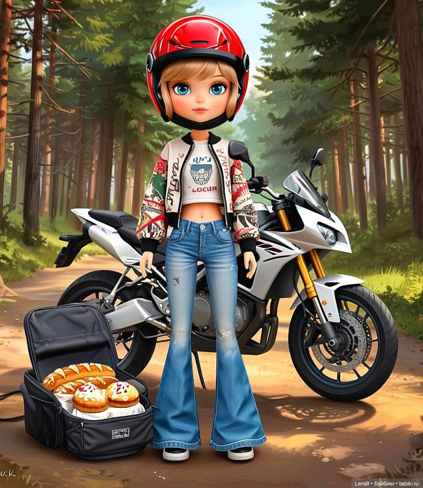 Игры в куклы с нейросетью V Старая, старая сказка Серия 1 Красная Шапочка