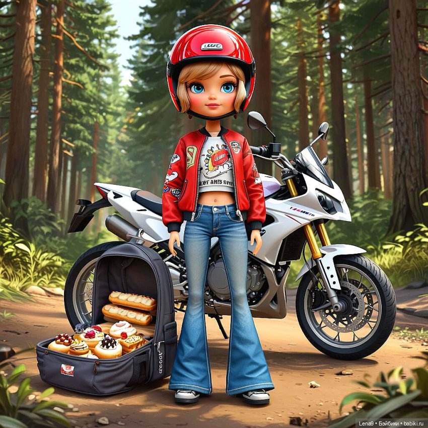 Игры в куклы с нейросетью V Старая, старая сказка Серия 1 Красная Шапочка