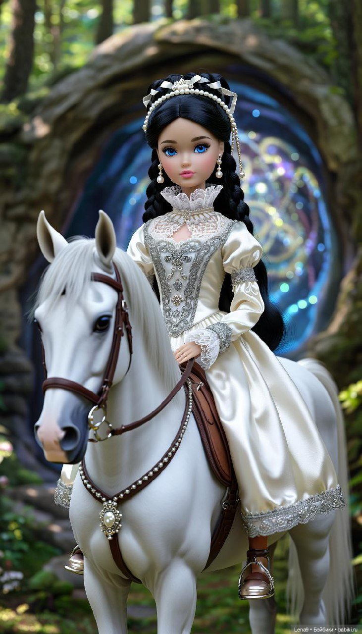 Игры в куклы с нейросетью V Старая, старая сказка Серия 2 Белоснежка