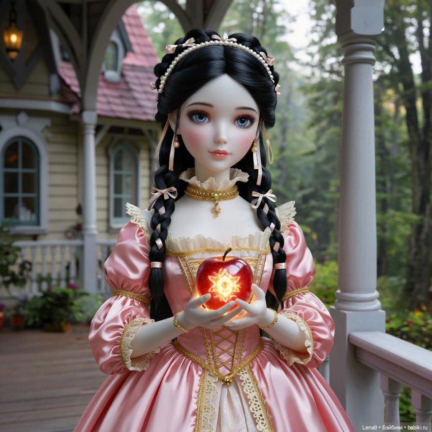 Игры в куклы с нейросетью V Старая, старая сказка Серия 2 Белоснежка (фото 4)