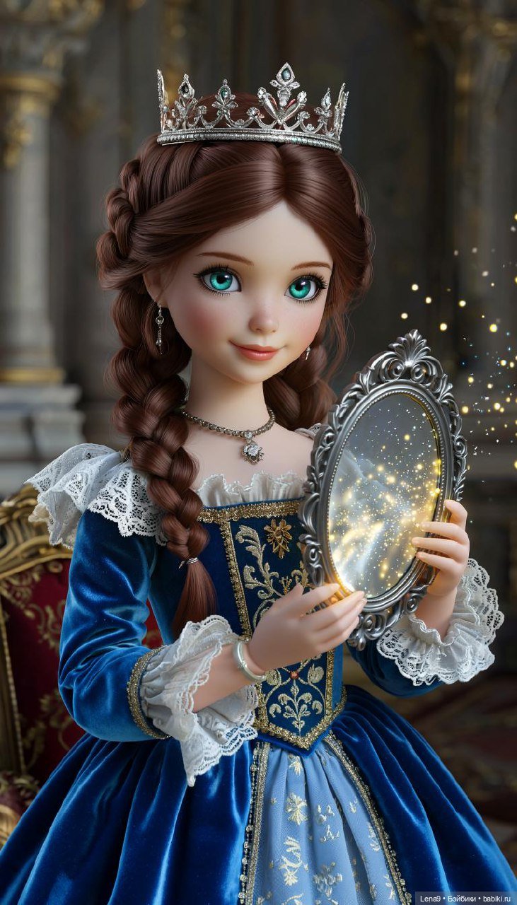 Игры в куклы с нейросетью V Старая, старая сказка Серия 2 Белоснежка