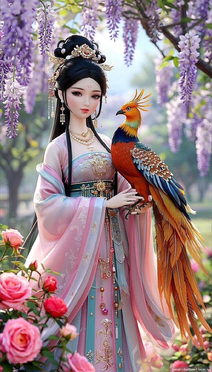 Игры в куклы с нейросетью VI Китайские принцессы Серия Императорская Фениксы и драконы (фото 9)