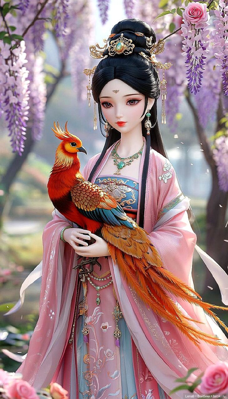 Игры в куклы с нейросетью VI Китайские принцессы Серия Императорская Фениксы и драконы (фото 8)