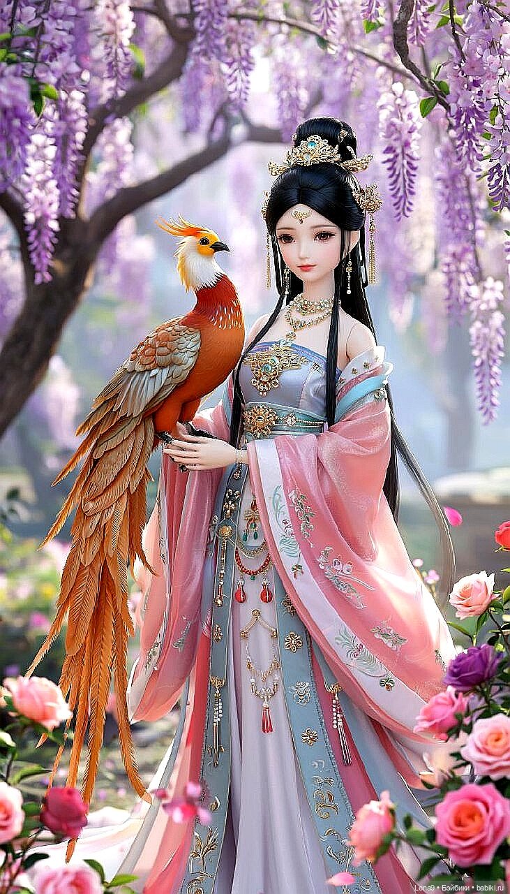 Игры в куклы с нейросетью VI Китайские принцессы Серия Императорская Фениксы и драконы (фото 3)