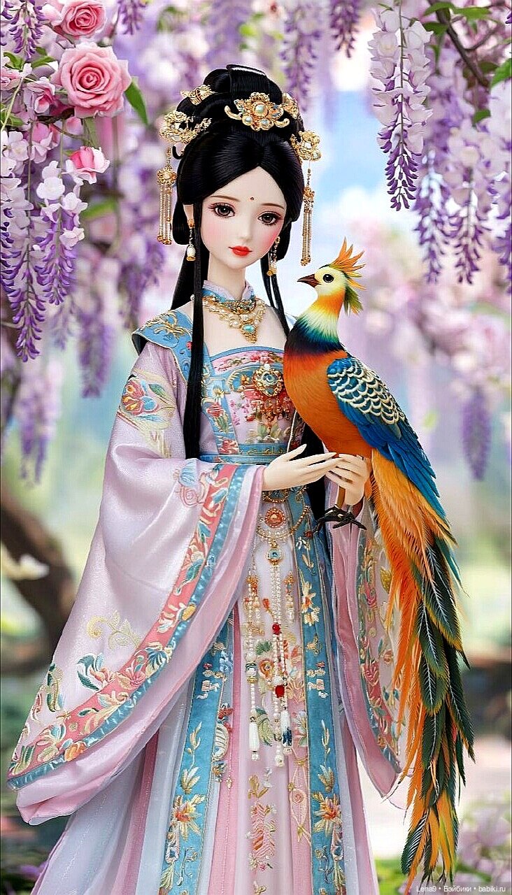 Игры в куклы с нейросетью VI Китайские принцессы Серия Императорская Фениксы и драконы (фото 4)