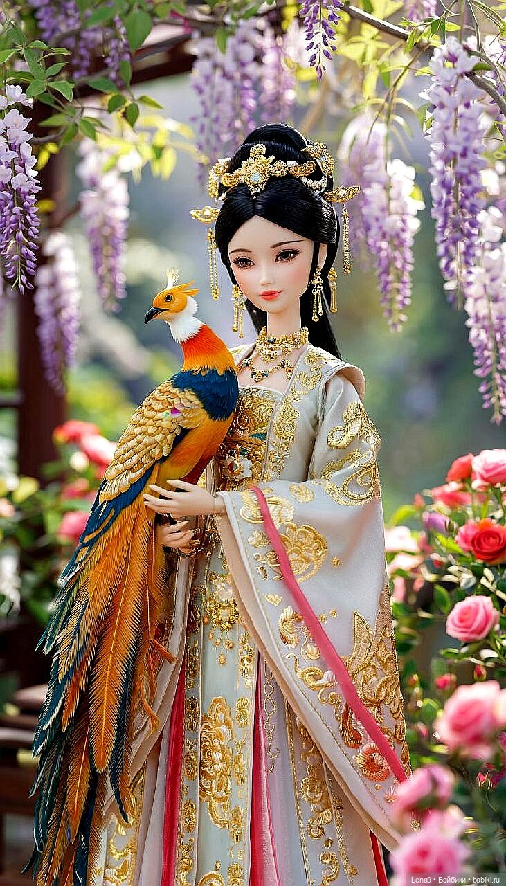 Игры в куклы с нейросетью VI Китайские принцессы Серия Императорская Фениксы и драконы (фото 6)